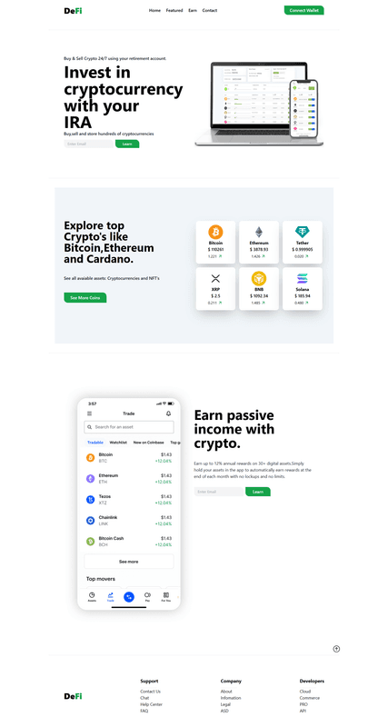 Crypto DEFI project thumbnail